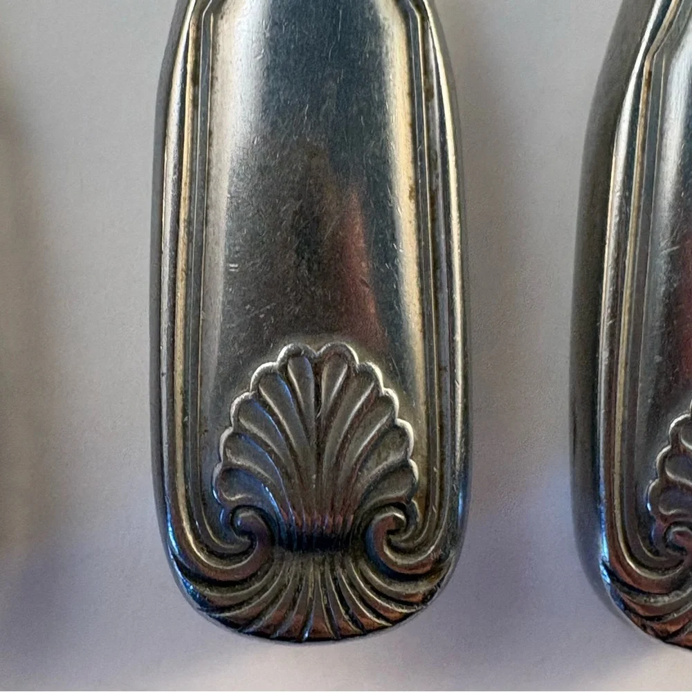 5 Piece Reed & Barton Rebacraft SANIBEL SHELL Stainless Steel Knives Replacement